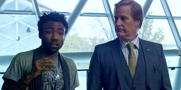 Donald Glover and Jeff Daniels