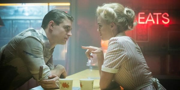Max Irons and Margot Robbie